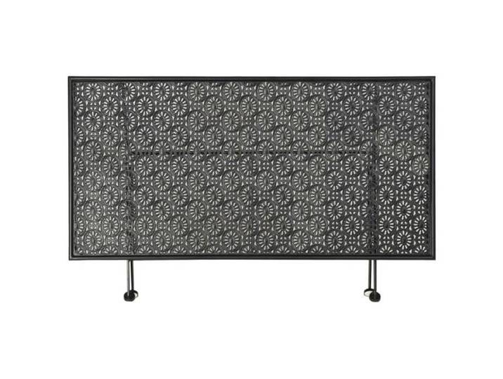 HOT SALE*Table basse élégante - Support 20 kg - SHELD - Table à café - pliante Style vintage Métal 100x50x45cm Noir M5972471