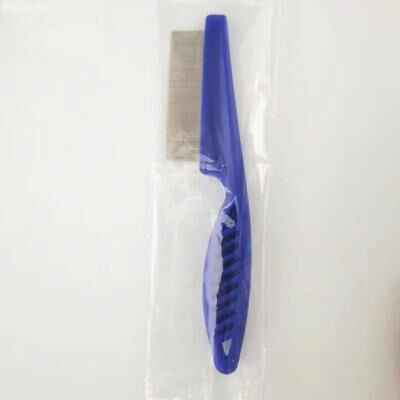 Uplifted Goods Stainless Steel Pet Shedding Comb For Cats And Dogs blue s
