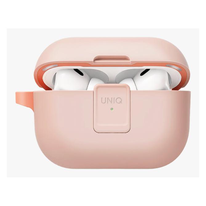 Uniq etui Clyde Lock Case AirPods Pro 2 (2022/2023) pudroworóżowy-różowy/light pink-crepe pink (UNIQ-AIRPODSPRO2-CLYLPKCPK)