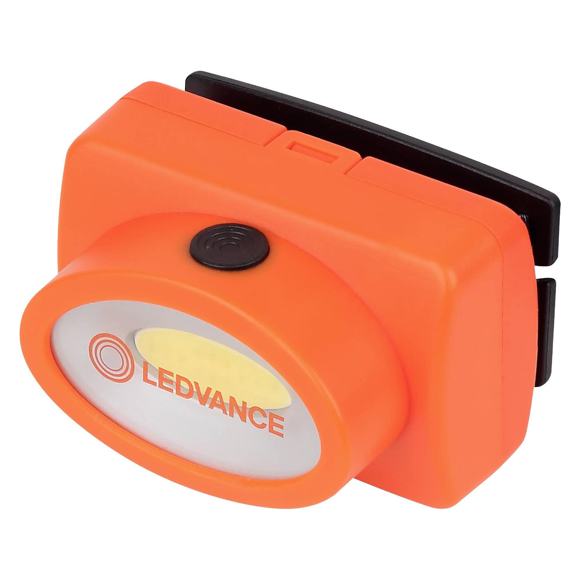 Ledvance LED Taschenlampe FLASHLIGHT HEADLAMP BATTERY HEADLAMP BATTERY Neutralweiss 4099854175725 (80 lm) (4099854175725)