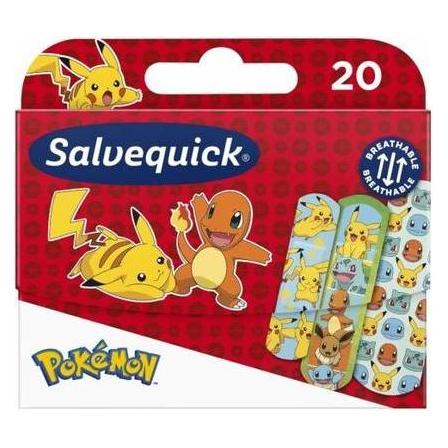 Salvequick Kids Pokemon Patches For Children 20Pcs. (20x) (35589611)