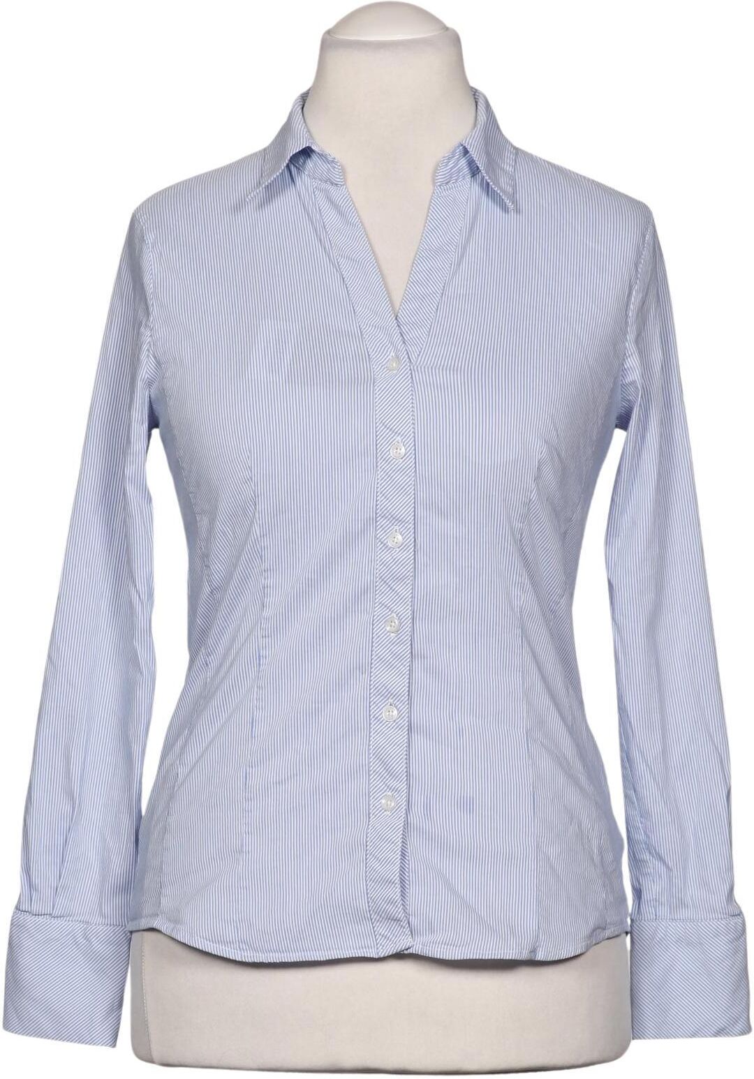 More & More Damen Bluse, Hellblau, Gr. EU 40, Baumwolle / Elasthan / Synthetik - Second Hand