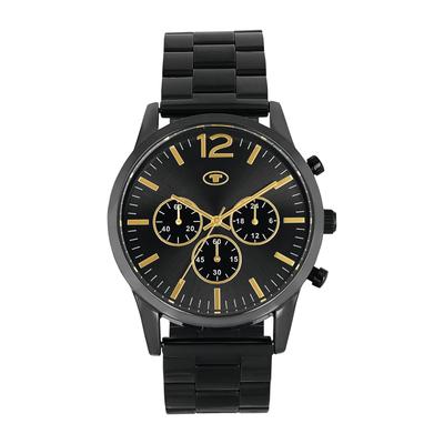 Chronograph TOM TAILOR, schwarz (gunfarben, schwarz), Armbanduhren, Herren, gun, Chronograph, Quarzuhr, Armbanduhr, Herrenuhr, Edelstahlarmband, analog