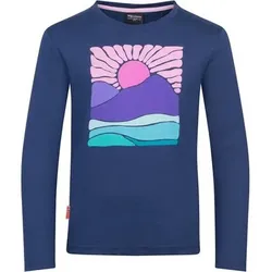 TROLLKIDS Girls Falketind Longsleeve GOTS, Größe 176 in Blau Blau