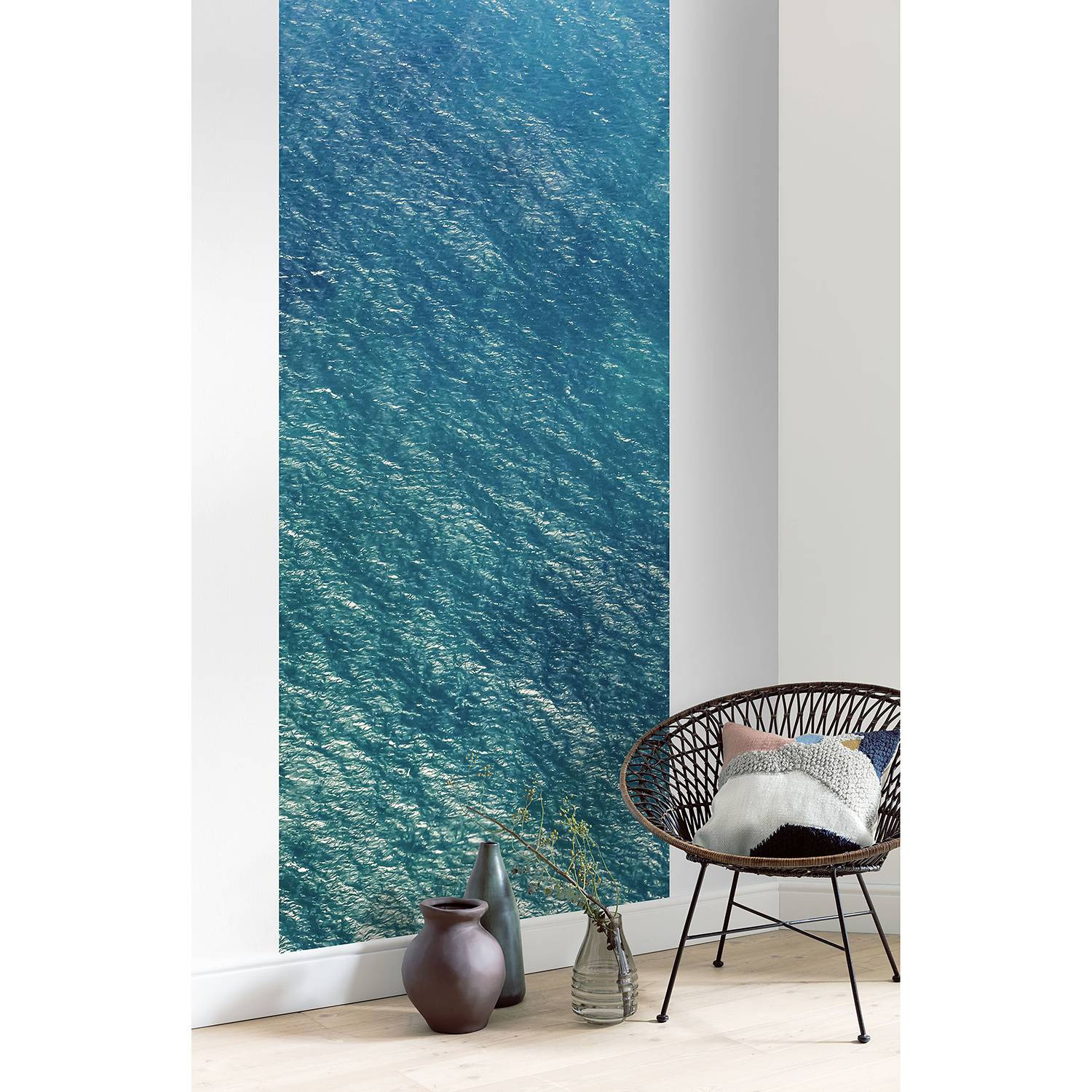 home24 Fotobehang Blaupause Panel B/H: 100 x 250 cm