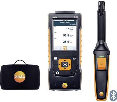 testo Kohlendioxid-Messgerät 440 Set CO2 0