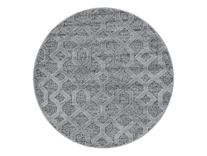 Hochflorteppich Pisa rund Typ E Ø 120cm Grau