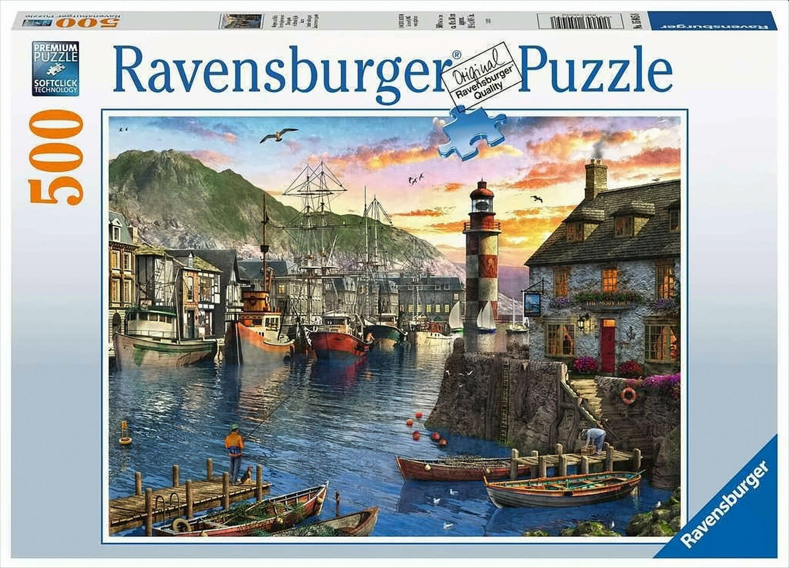 Ravensburger Puzzel Ochtends aan de haven 15045