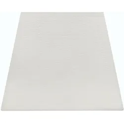 HOCHFLORTEPPICH, einfarbig, Creme, 160 x 230 cm