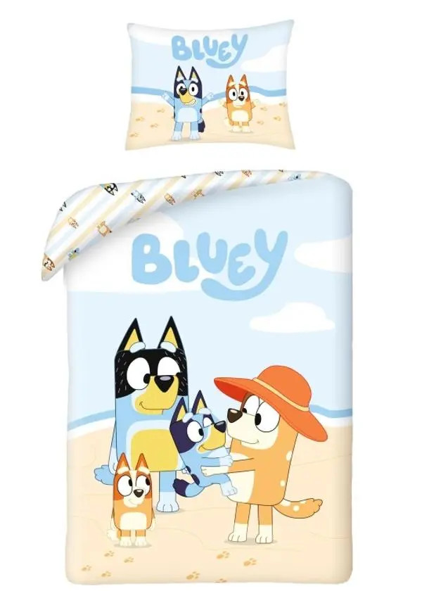 Bluey Dekbedovertrek Strand 140 x 200 cm - Katoen
