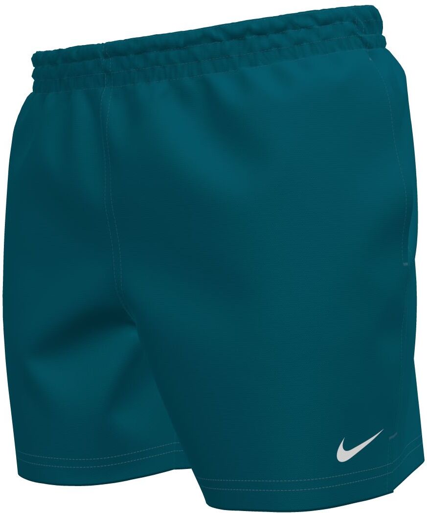 Badeshorts NIKE "5" VOLLEY SHORT", Herren, Gr. M (50), N-Gr, blau (grün abyss), Web, Obermaterial: 100% Polyester, Badehosen Badeshorts, mit integrierter Mesh-Innenhose, mit seitlichen Taschen grün abyss M (50), N-Gr