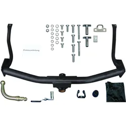 GDW Anhängerkupplung abnehmbar inkl. TowTec E-Satz 13polig universal - PEUGEOT 306 Cabriolet