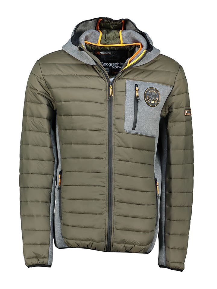 Geographical Norway Übergangsjacke "Boaz" in Khaki/ Grau - M