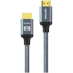 Philips Kabelis Kabelis Premium HDMI 8K 60Hz Ultra HD 48 GB (1.50 m), Videokabel, Schwarz
