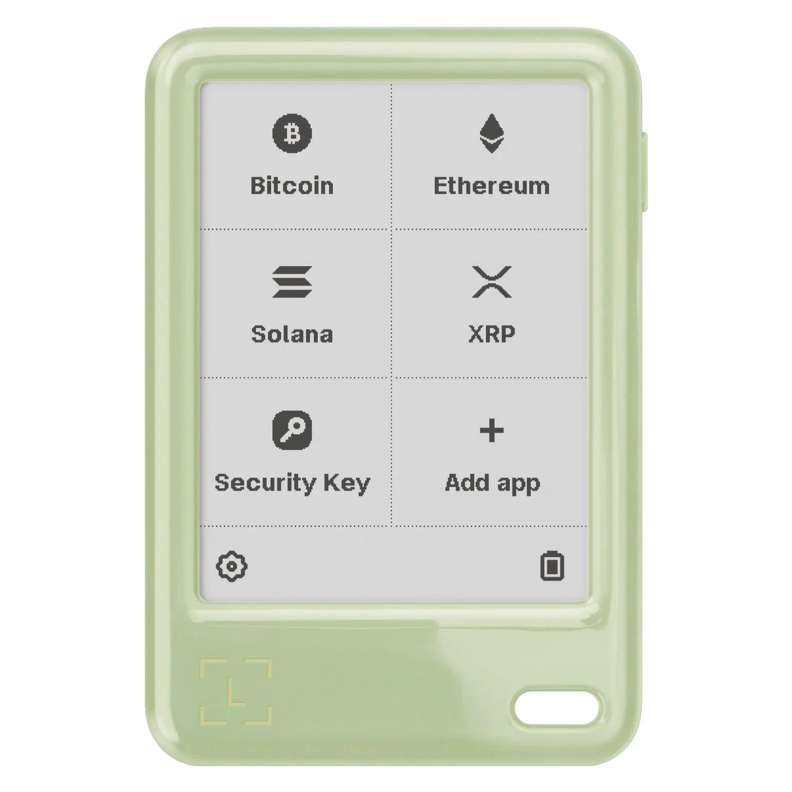 Ledger Nano Gen 5 Matcha Green Crypto Hardware Wallet with Recovery Key (Bitcoin, Ethereum Classic) (3760027786413)
