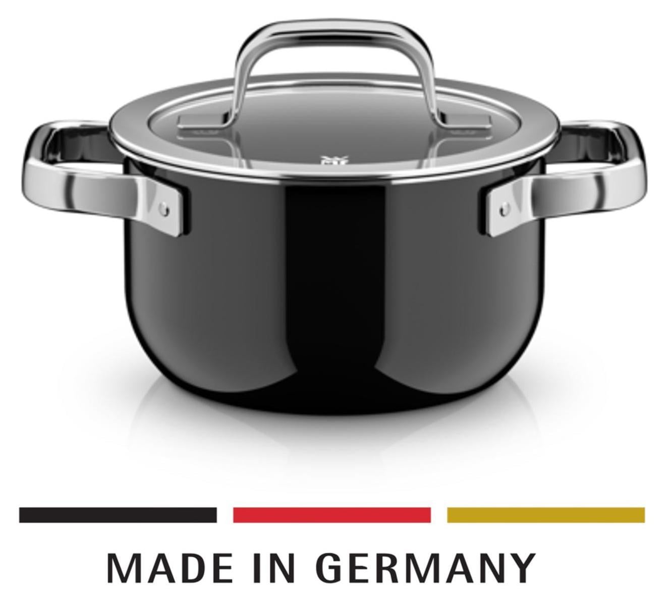 WMF FT Mineral Pro kookpan met deksel, zwart, 16 cm