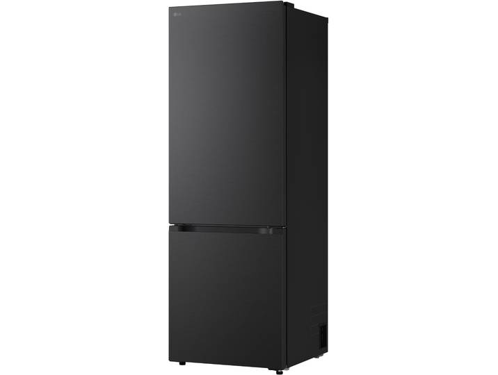LG Kühl-/Gefrierkombination, Energieeffizienz: A, essence schwarz steel, Rechtsanschlag, wechselbar, Kühlschränke, Vollintegrierbarer Kühlschrank dank frontaler Luftzufuhr und Abluft, Kühl-/Gefrierkombination