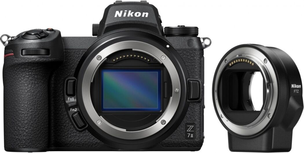 Nikon Z7 II + adaptateur baïonnette FTZ