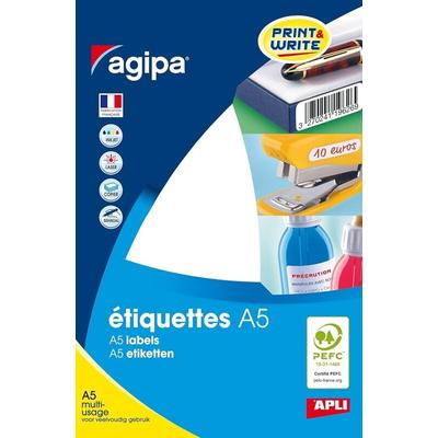 agipa Universal-Etiketten, 24 x 24 mm, weiß