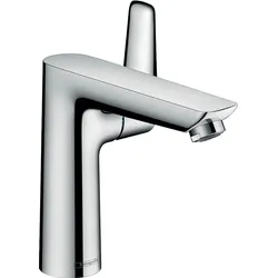 hansgrohe Talis E Einhebel-Waschtischmischer 150, ohne Zugstangen-Ablaufgarnitur, Ausladung 141mm, 71755000