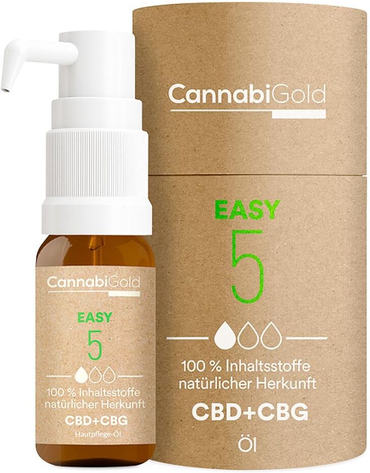 Cannabigold Easy 5 CBD+CBG Öl 12ml