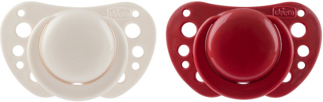Succhietto Chicco 00075033330000 PHYSIOFORMA AIR Bianco e Rosso