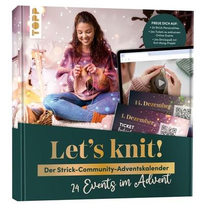 Let's knit! 24 Events im Advent, Gebundene Ausgabe von Frechverlag, Frechverlag GmbH, 978-3-7358-7227-2