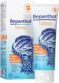 Bepanthol Tattoo Protective Sun Cream SPF 50+ 50 ml