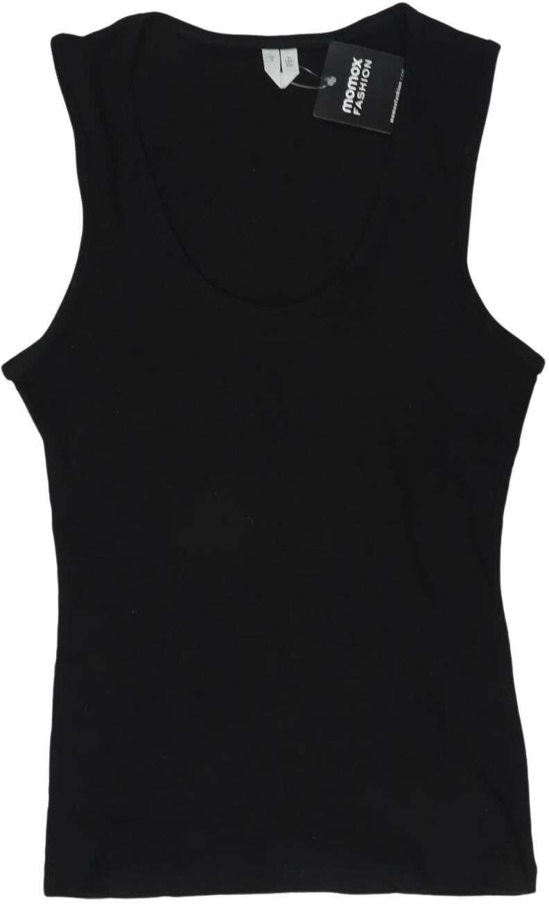 Arket Damen Top, Schwarz, Gr. S, Baumwolle / Elasthan - Second Hand