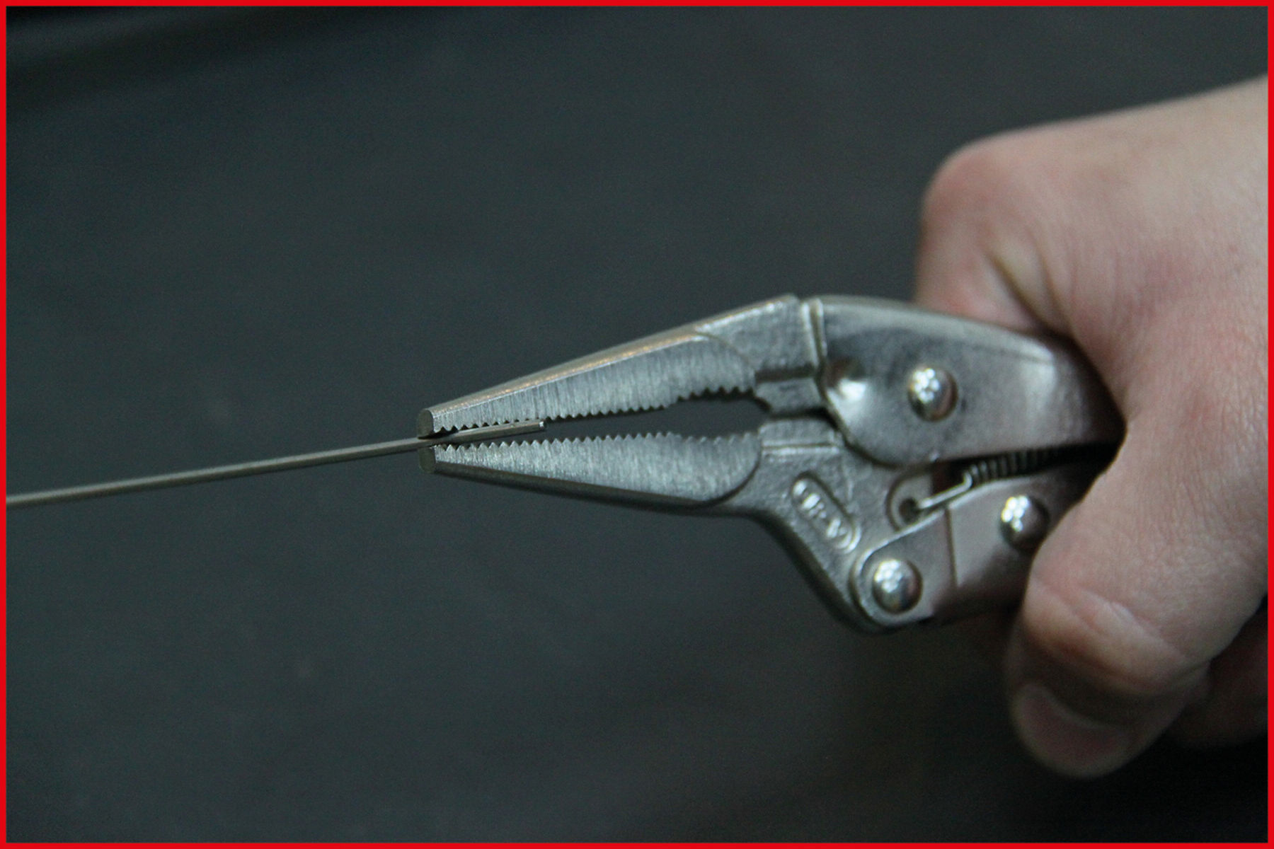 KS Tools Langbacken-Gripzange, 210mm (115.1035)