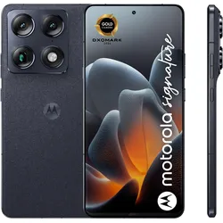 Motorola Signature (512 GB, PANTONE Carbon, 6.80", SIM + eSIM, 5G), Smartphone, Schwarz