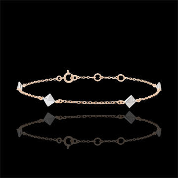 Edenly Armband SchÃ¶pfung - Rohdiamanten - RosÃ©gold
