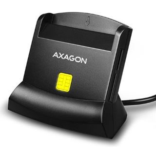 AXAGON CRE-SM2 USB Smart Card und SD/microSD/SIM Card Reader - USB 2.0