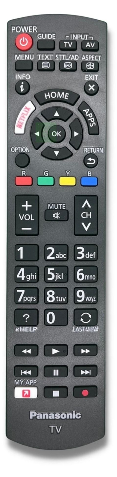 Originele Panasonic afstandsbediening voor televisies TH-65HZ1500E TH-75EX780A TH-75EX780Z TX-40HX810E TX-40HX830E