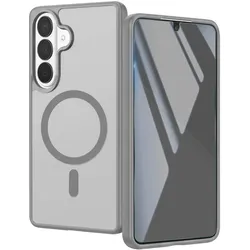 Avizar MagSafe-Schutzhülle für das Galaxy S26 mit 2 Gehärtetem Glas und 2 Kameraschutzfolien (Samsung Galaxy S26), Smartphone Hülle, Grau