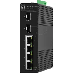 LEVELONE IG2106P - Switch, 6-Port, Gigabit Ethernet, SFP, PoE+