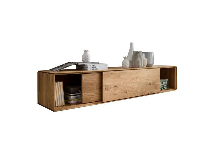 Lomadox Lowboard WYNDHAM-69, Fernsehschrank, stehend/hängend, Wildeiche massiv geölt