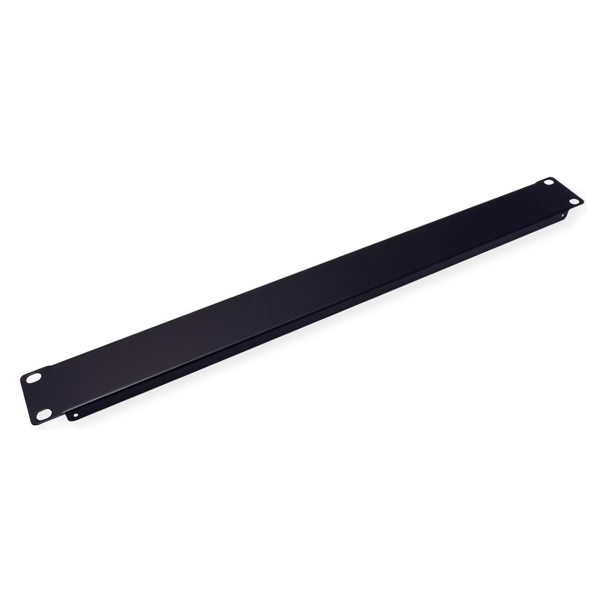 Value 19" Blank Panel 1U. Metal. Black (26.99.0298)