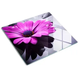 GLASPLATTE 60x52 cm Gerbera