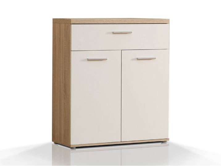 WALDY Kommode (Wickelkommode), Material Dekorspanplatte, Eiche