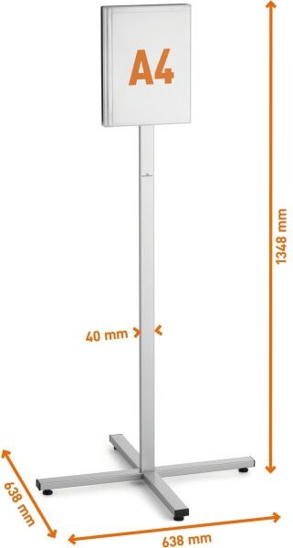 Durable Gulvskilt Info Stand   A4   Udendørs