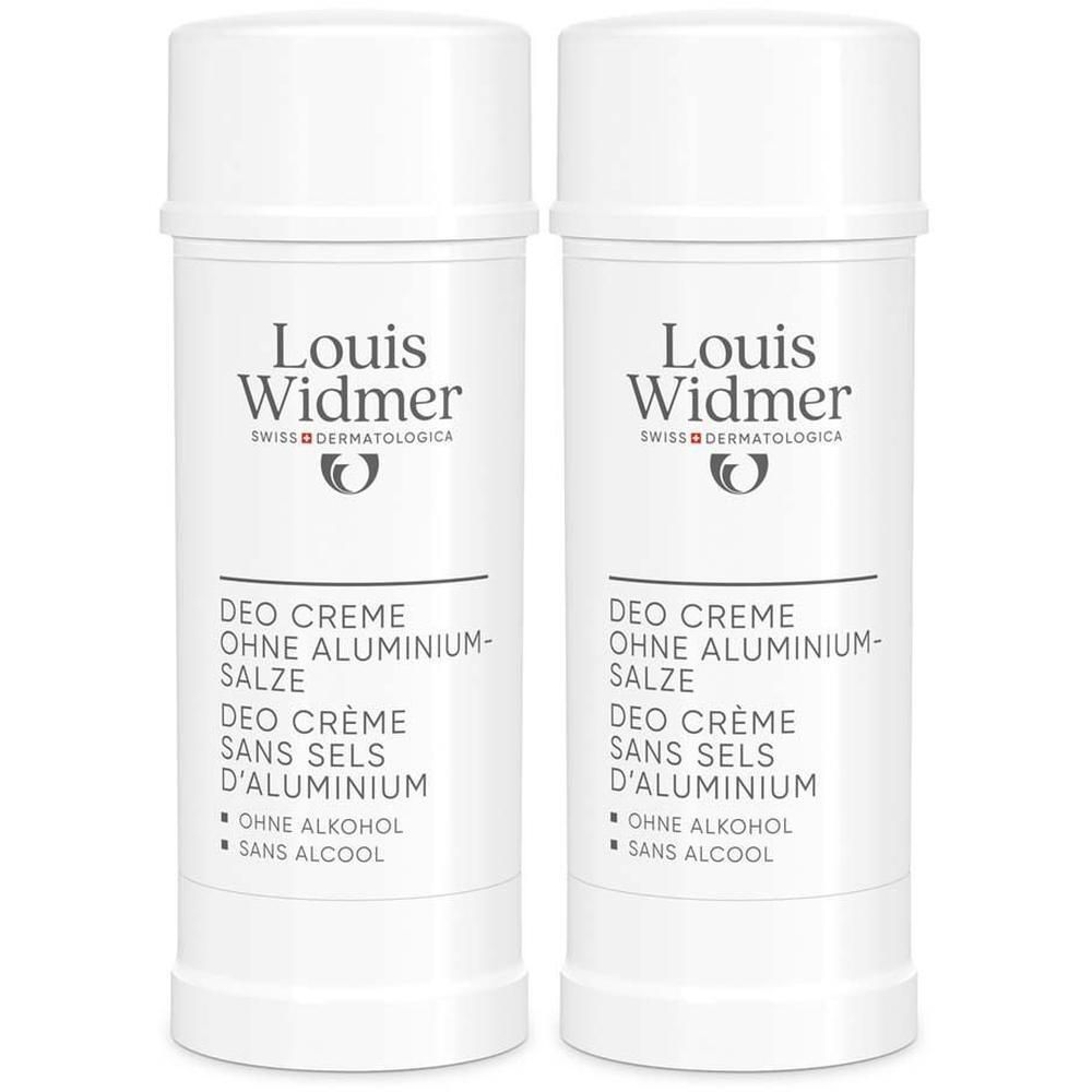 Widmer Deo Creme ohne Aluminium l.P. 2x 2x40 ml