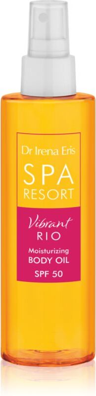 Dr Irena Eris SPA Resort Vibrant Rio huile de soin et de bronzage pour un effet naturel SPF 50 200 ml