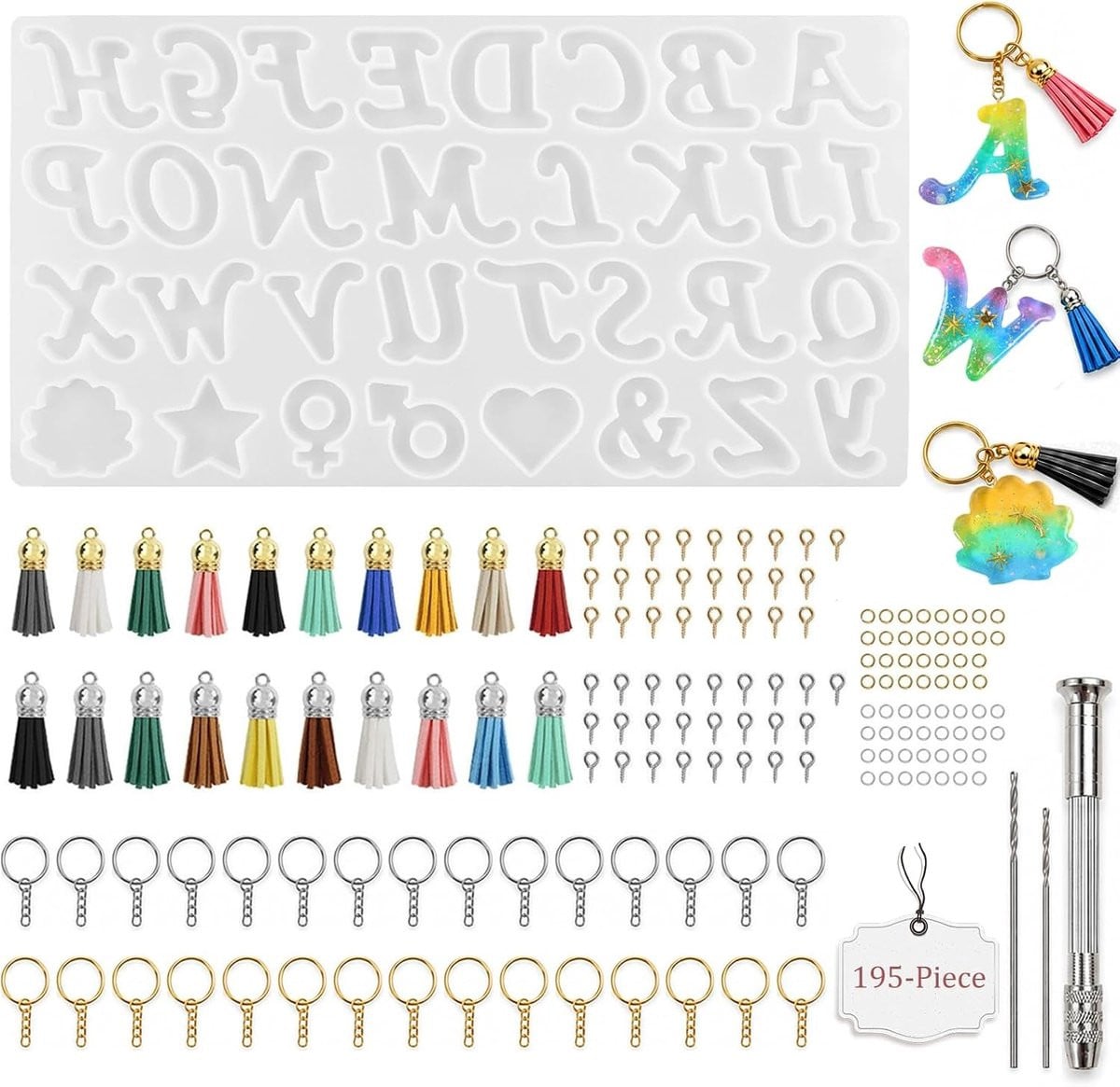 Siliconen Mallen voor Epoxy Letters en Alphabet Set voor Creatief Knutselen en DIY Projecten