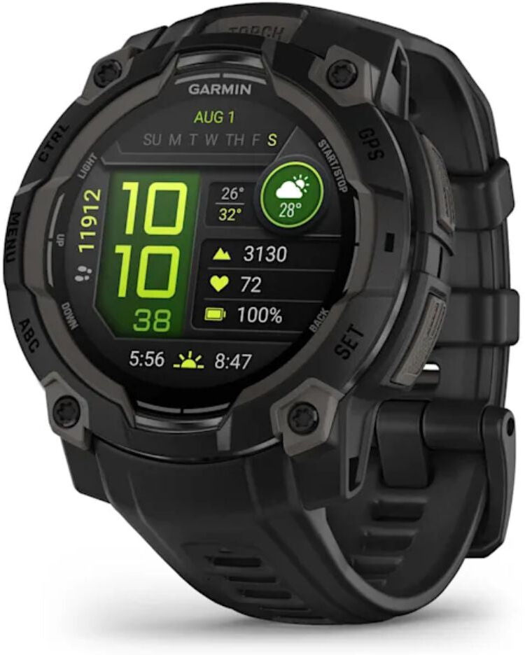 Garmin Instinct 3 AMOLED, 45mm, musta, GPS-älykello 010-02936-00