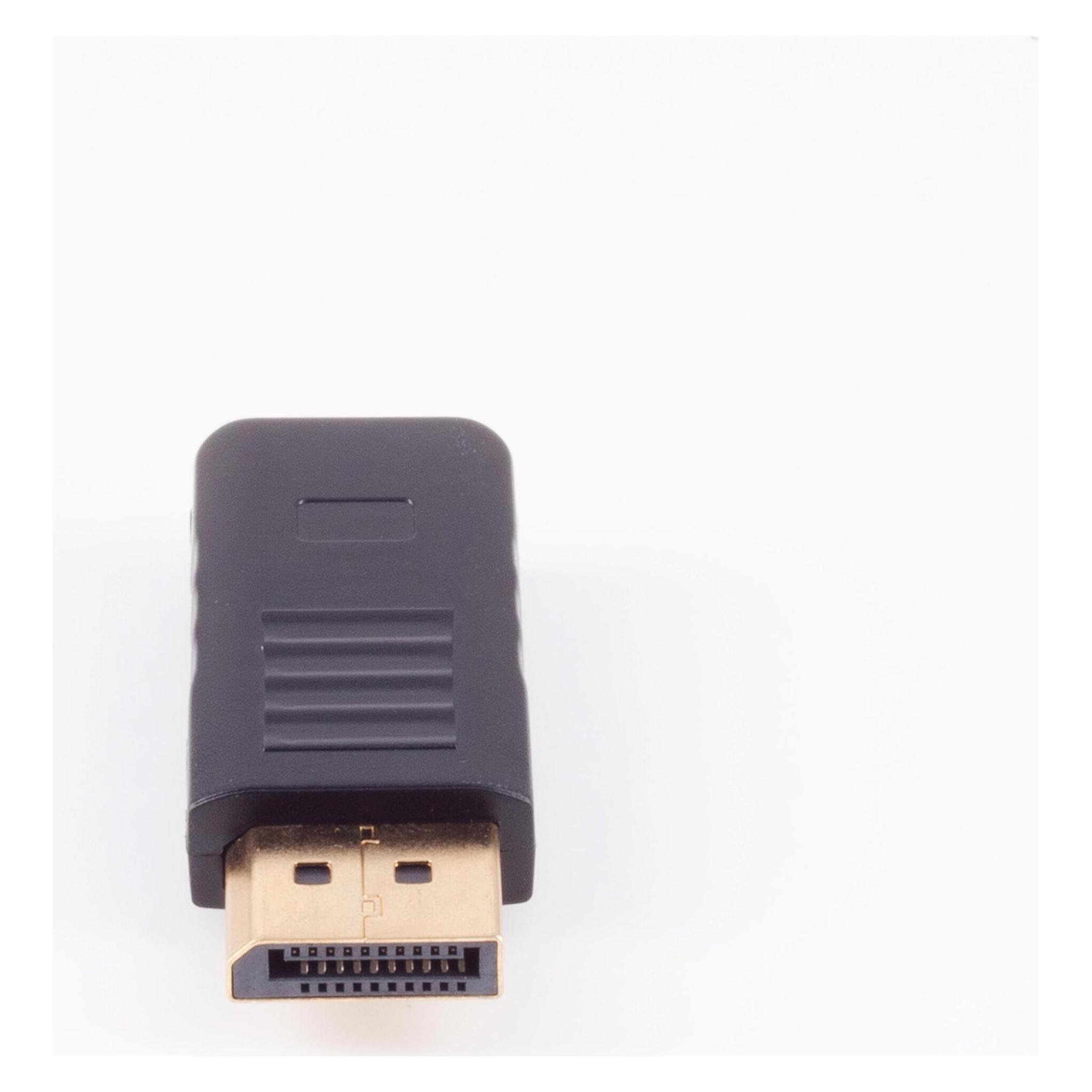 Shiverpeaks -BASIC-S--DisplayPort 1.2 Adapter, DisplayPort Stecker auf Mini DisplayPort Buchse, 4K (BS10-01030)