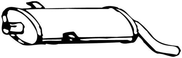 VEGAZ WS-106 Rear silencer