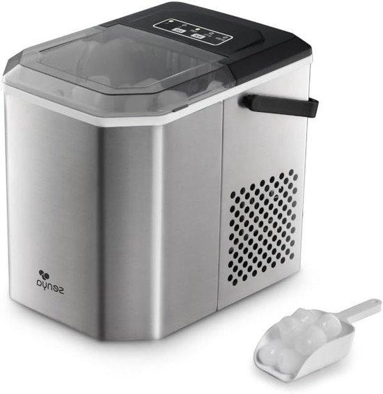 Senya IJsmachine - IJsblokjesmaker voor het koelen van drankjes - 12kg per dag - Zilver