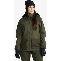 Trace Silent Softshell Jacket Damen Deep Depths, Größe:L - Damen > Jacken > Softshelljacken - Grün