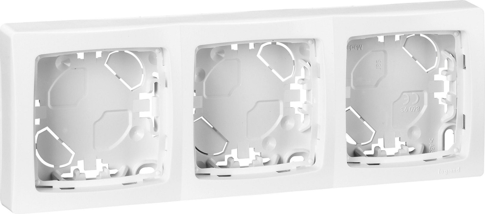 Legrand Oteo inbouwframe, 3-voudig, IP20, ultrawit